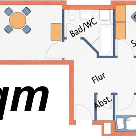 Strandhaus Nordseebrandung B4.1 Apartment